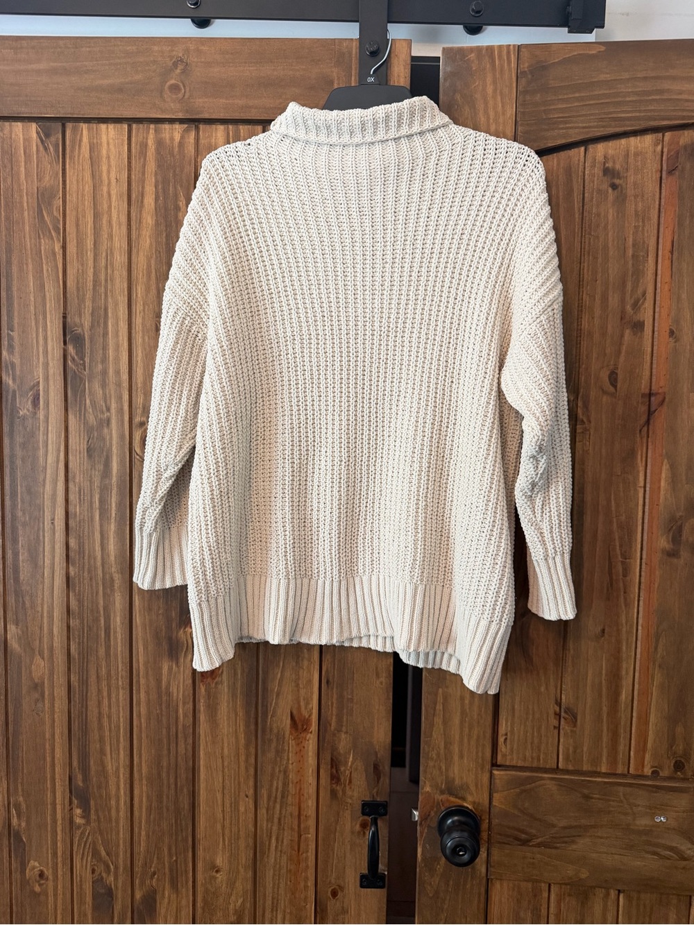 Aerie cream oversized sweater